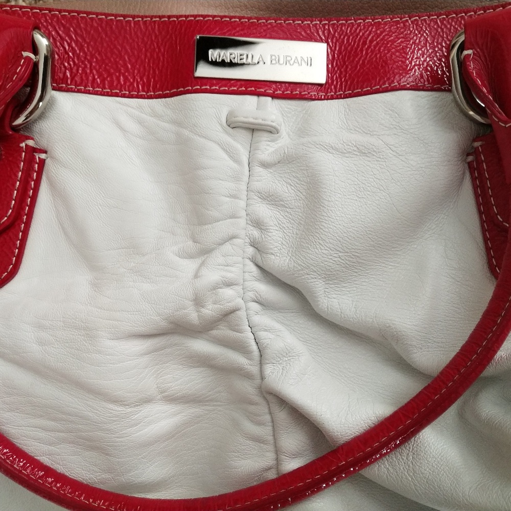 White leather Handbag